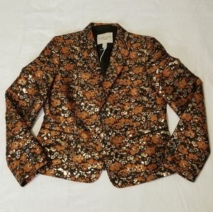 FLOWER PRINT BLAZER